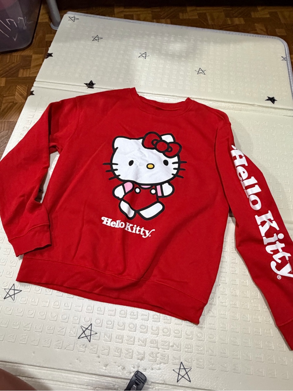 Hello Kitty Red Pullover Sweatshirt